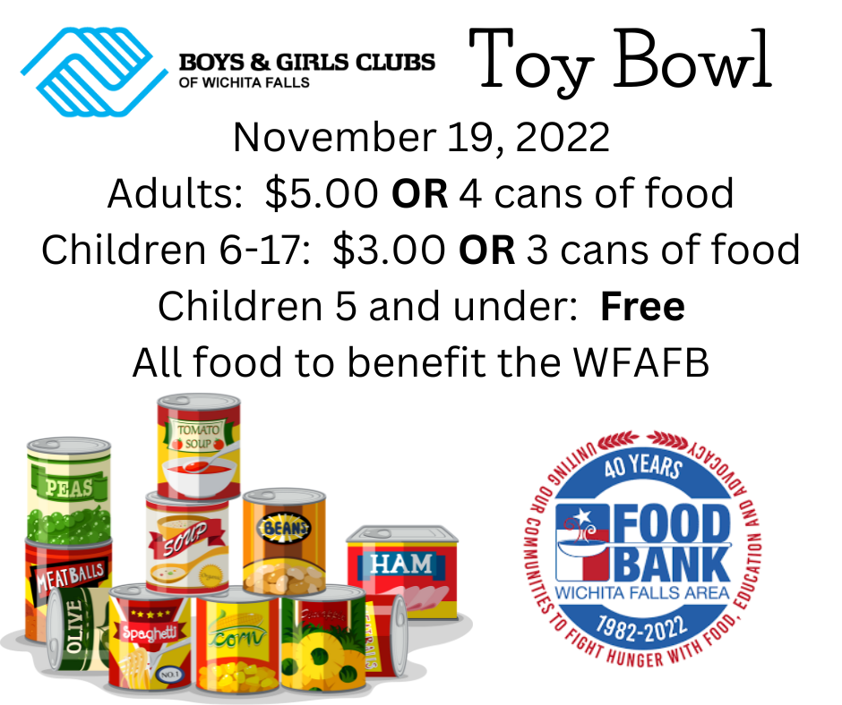 Toy Bowl 2022 Boys and Girls Clubs of Wichita Falls
